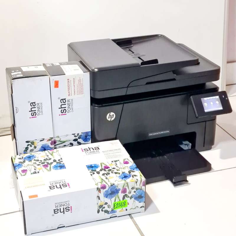Hp laserjet m177fw wireless printer with new toners (See details)