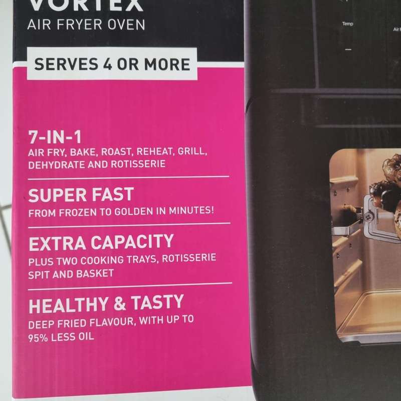 Instant Pot Vortex 7-in-1 Air Fryer Oven, 9.5 Litre Capacity
