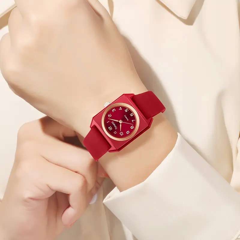 Elegant Silicone Wrist Watch