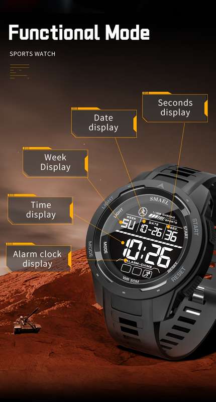 Smael Digital Watch