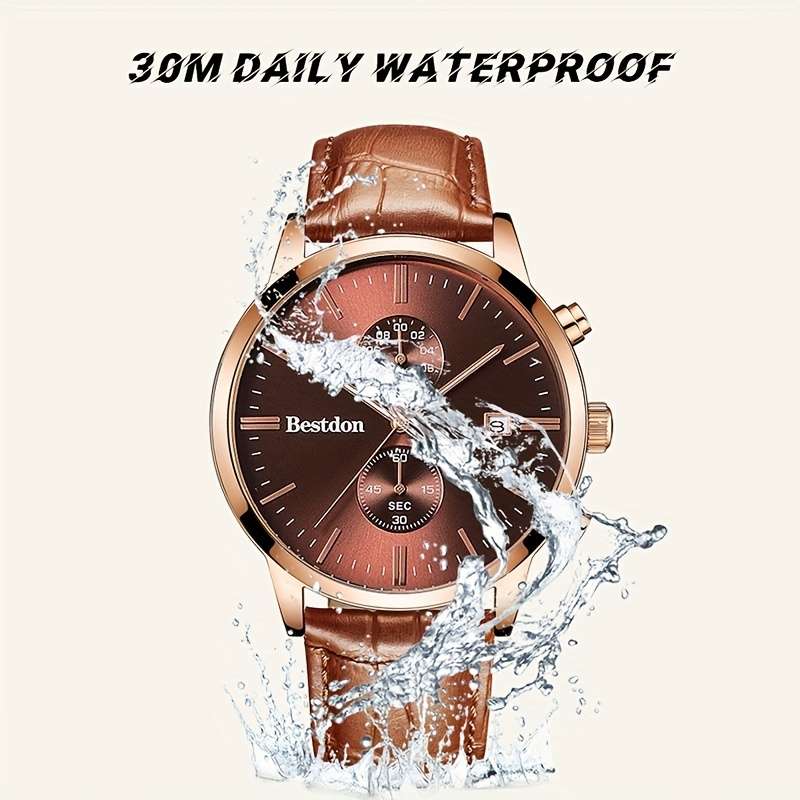 Bestdon Multifunctional Watch with 1/10 Second Timer, Calendar Function
