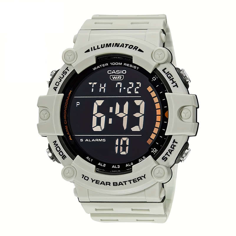 Casio Men'S Digital Sport Watch (Color : White)