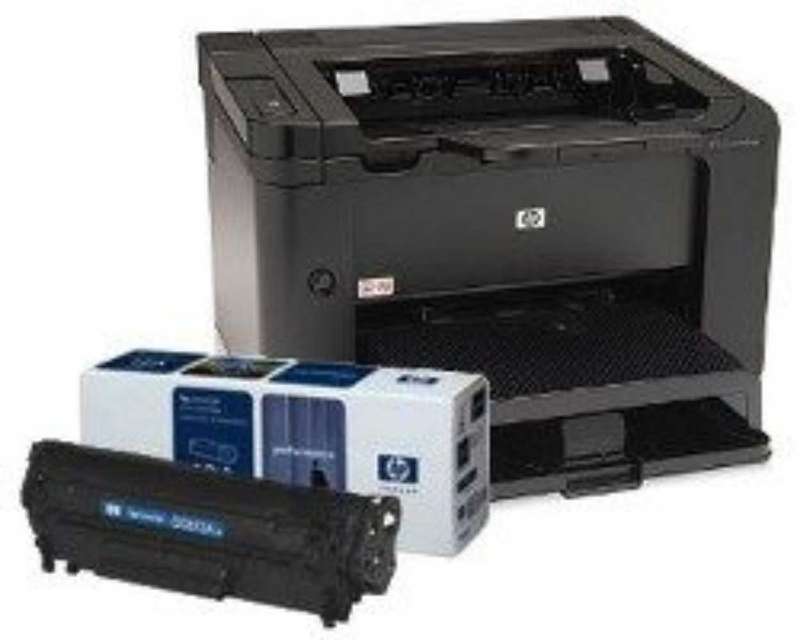 Fast Wireless Hp laserjet p1600dn with installed original toner.
