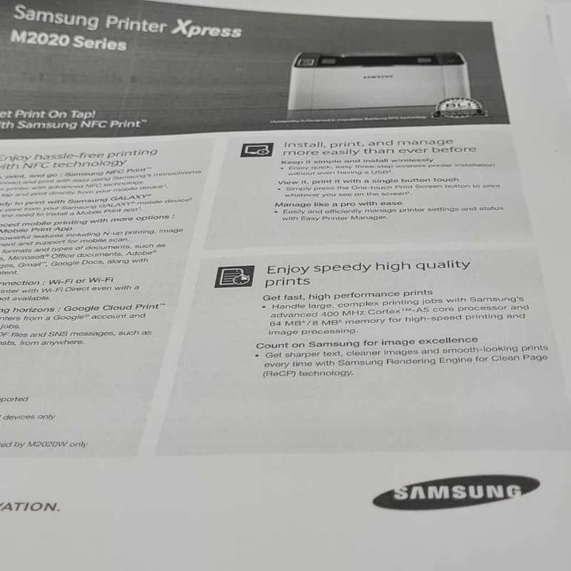 Samsung Xpress M2020W Laser Printer