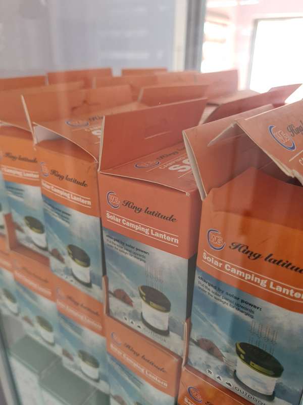 (10 in stock) Rechargeable solar camping /home light