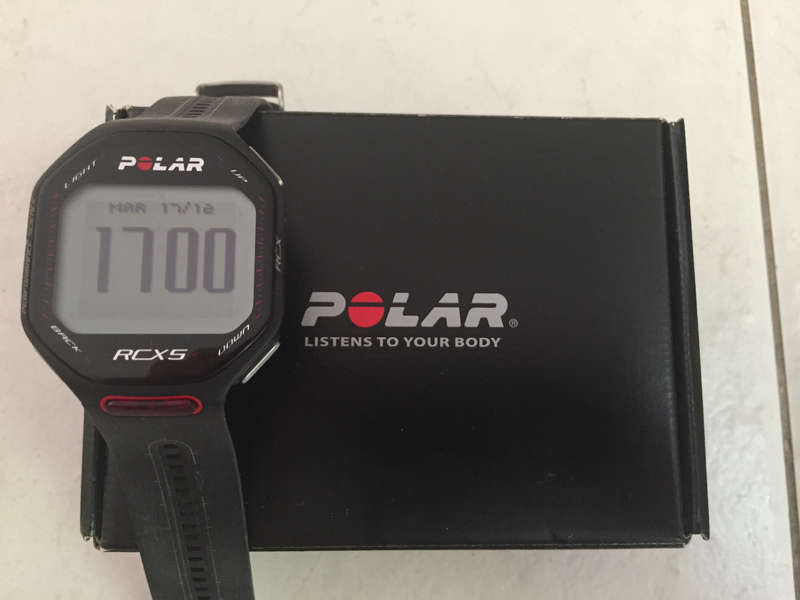 Polar RCX5 GPS Black Sports Training Watch with Heart Rate Monitor