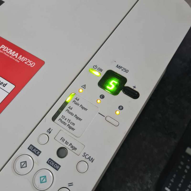 Pixma mp250 printer