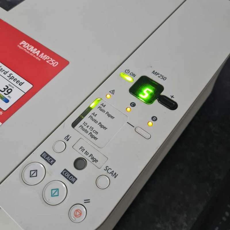 Pixma mp250 printer