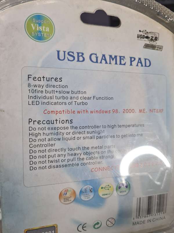 USB game pad x 2