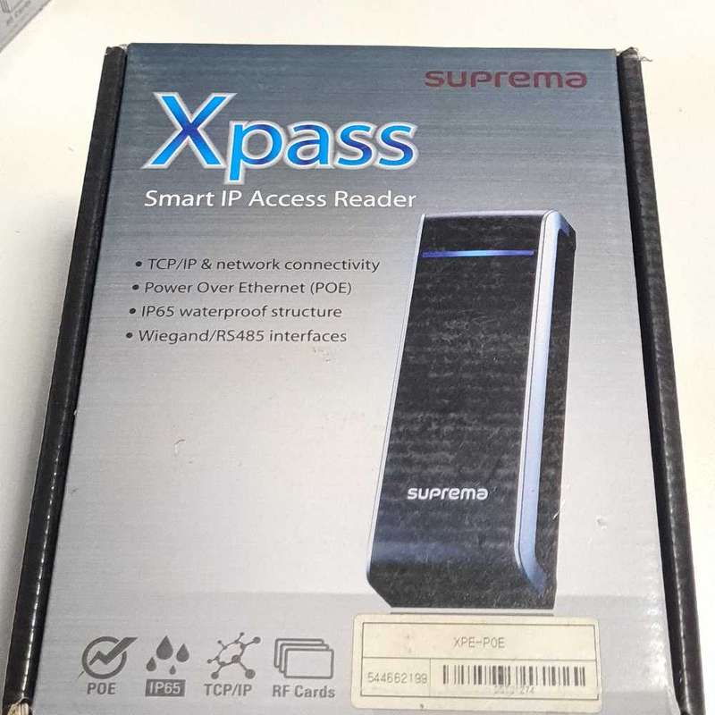 Access control Suprema Xpass Smart IP Access Reader- XPH-PoE Access Control Card Reader