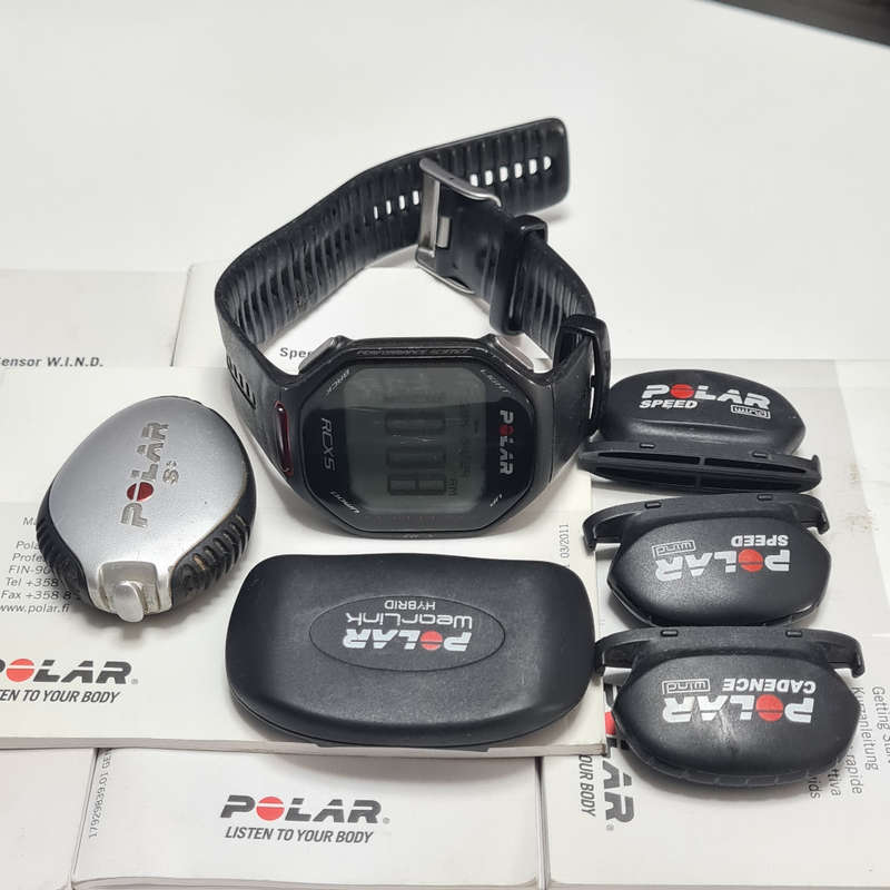 Polar RCX5 GPS Black Sports Training Watch with Heart Rate Monitor