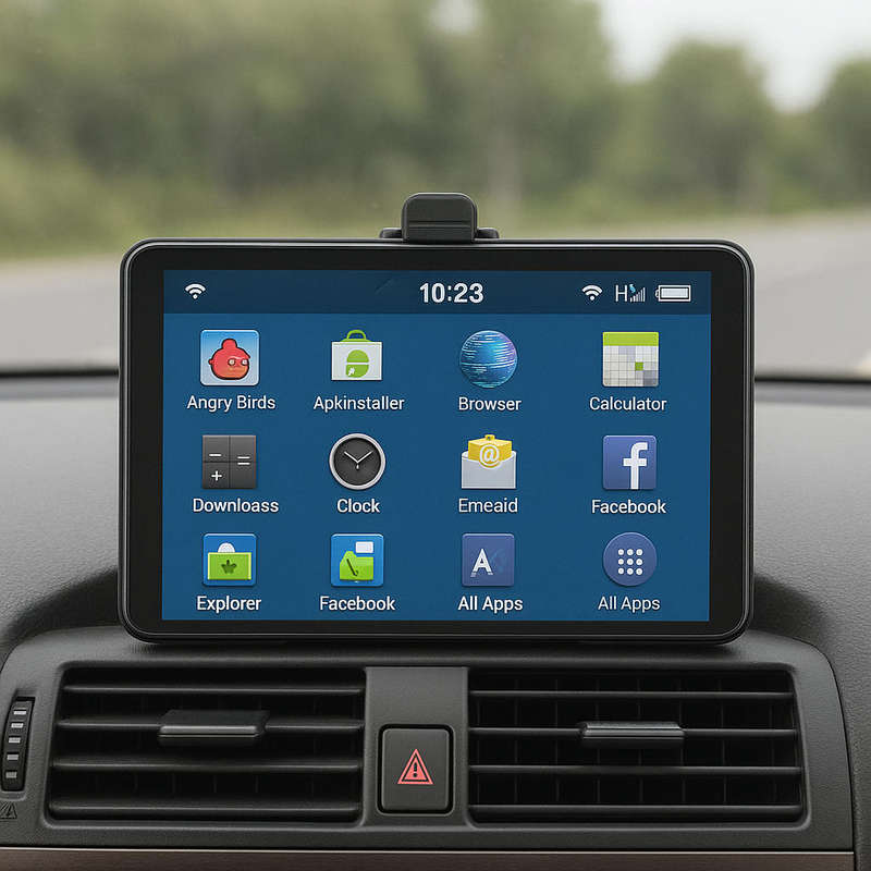 Android Navigator and entertainment screen