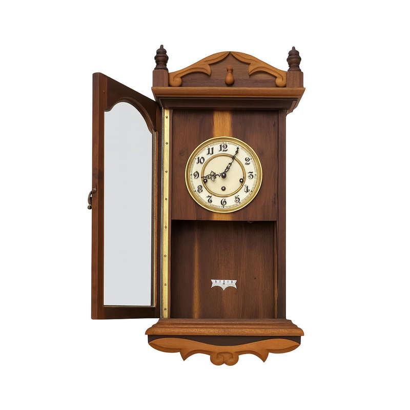 Genuine Kiaat wood Vintage Mechanical watch to restore or for collection