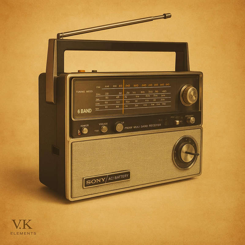 Sony Vintage Radio (working 100 %)