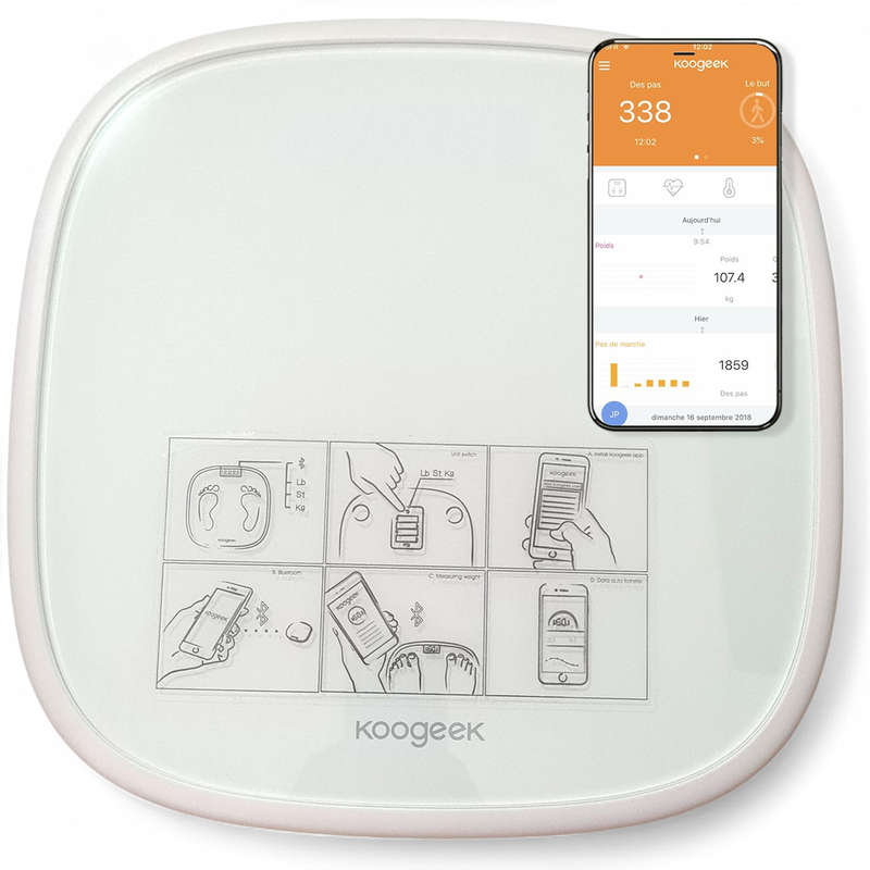 Wifi - Bluetooth wireless Smart Scale koogeek sg1