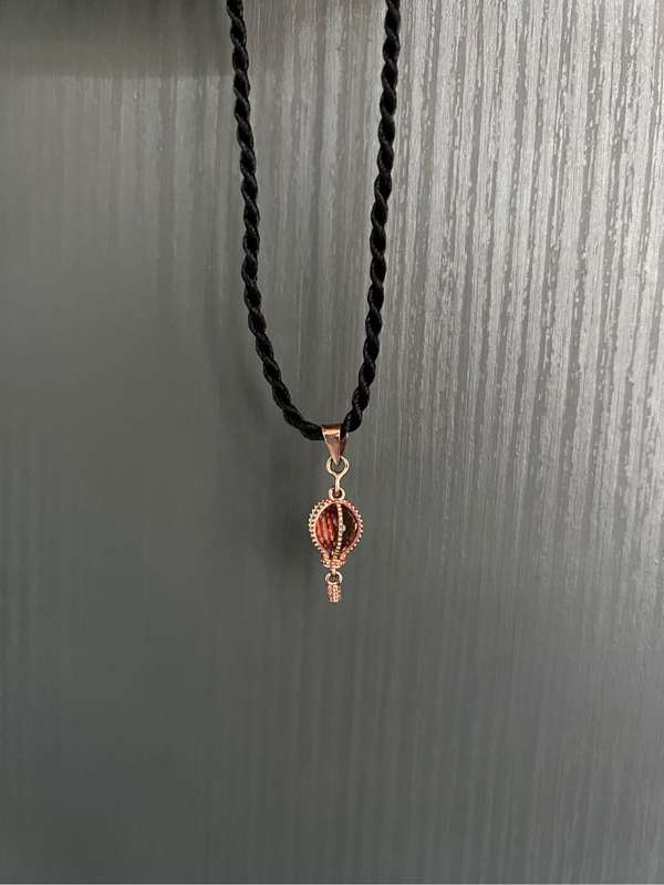14k Rose Gold Hot Air Balloom pendant with Zultanite