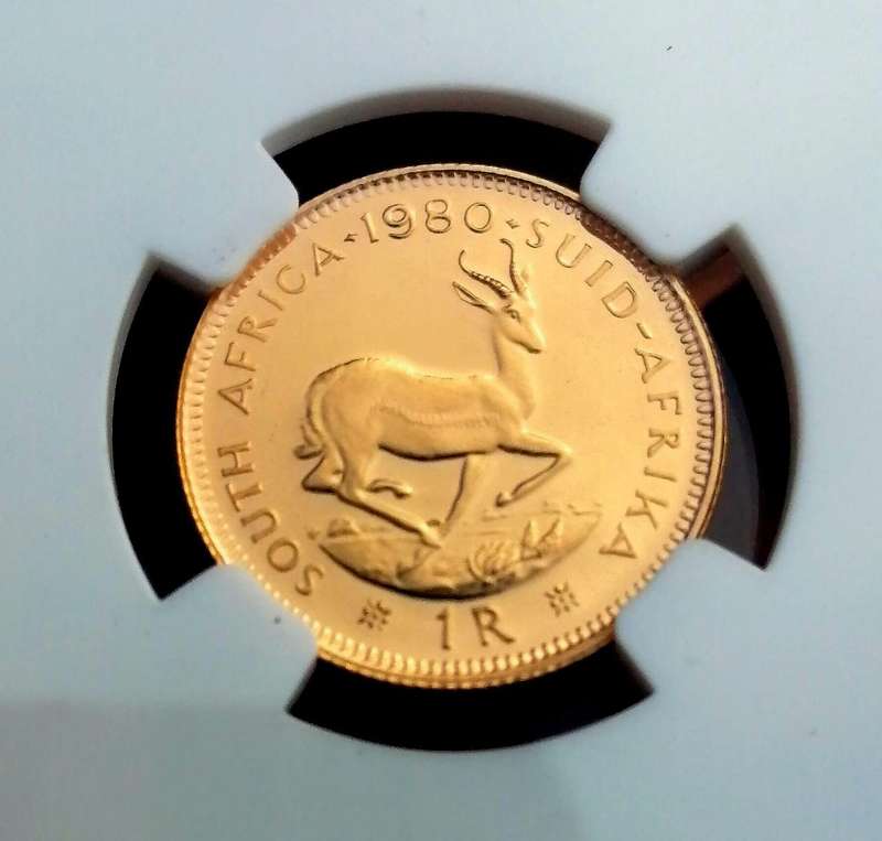 1980 GOLD R1    pf66 ultra cameo