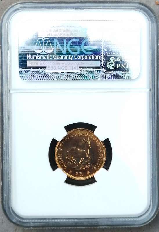 1967 GOLD R1 pf65