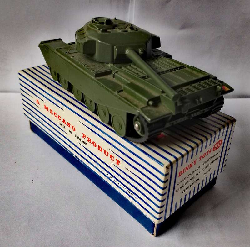 Boxed dinky centurion tank