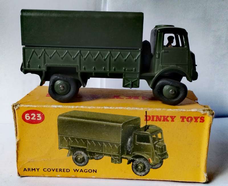 Boxed dinky army covered wagon