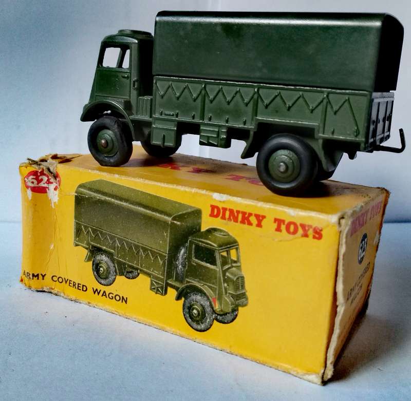 Boxed dinky army covered wagon