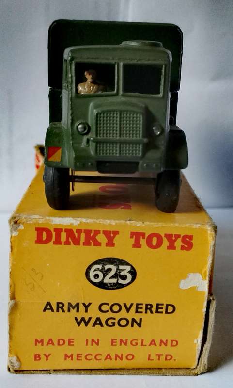 Boxed dinky army covered wagon