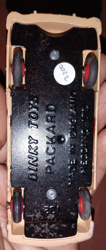 Dinky packard baseplate picture for the bargainer NOTHING FOR SALE