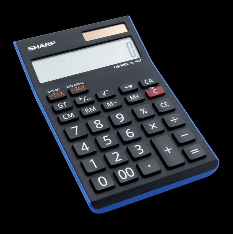 Sharp EL-145T Desktop Calculator