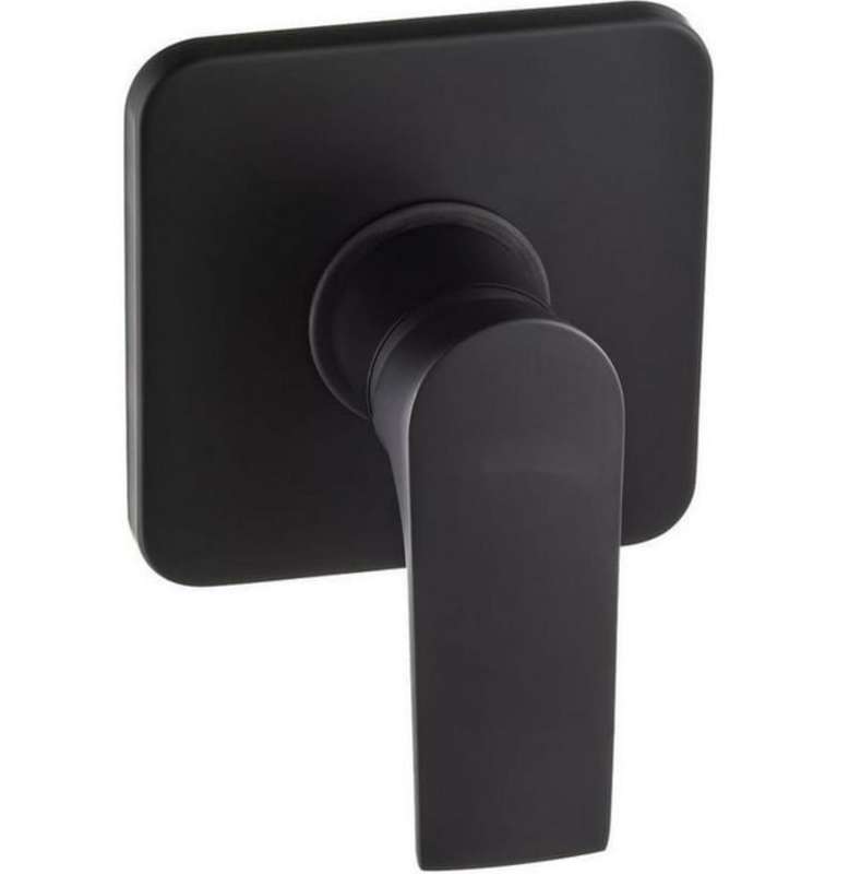 MattS Black Square Shower Mixer