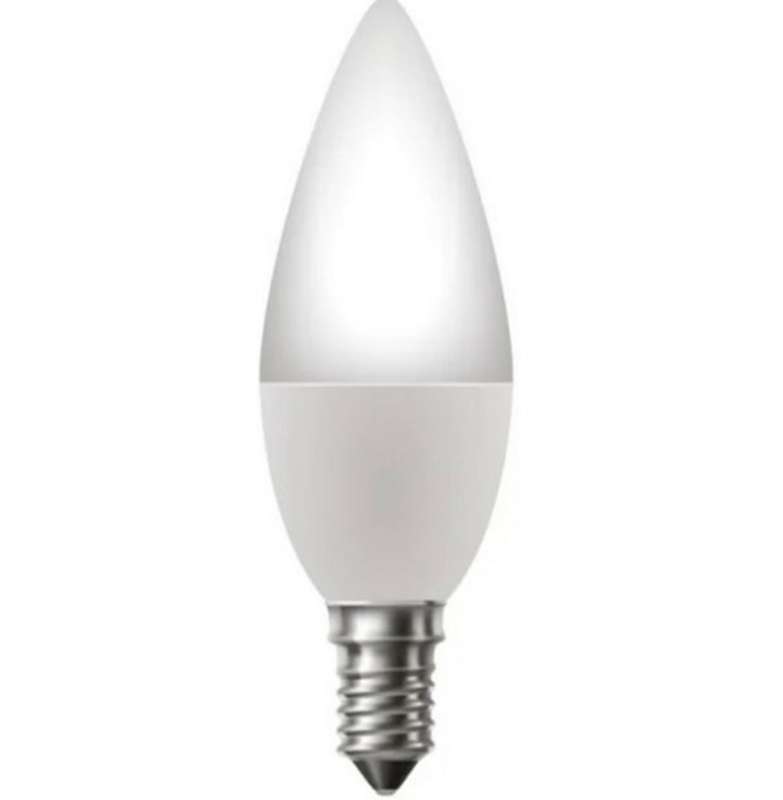 7 W Candle E14 LED Bulb (White, Pack of 10