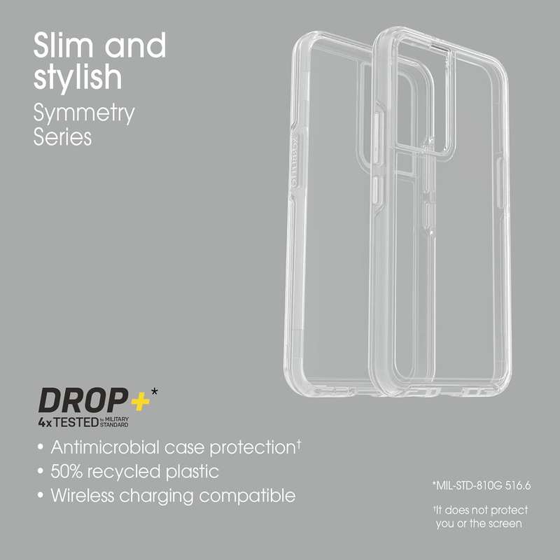 Otterbox Phone Case - Symmetry Series - Clear - compatible with Samsung Galaxy S22+