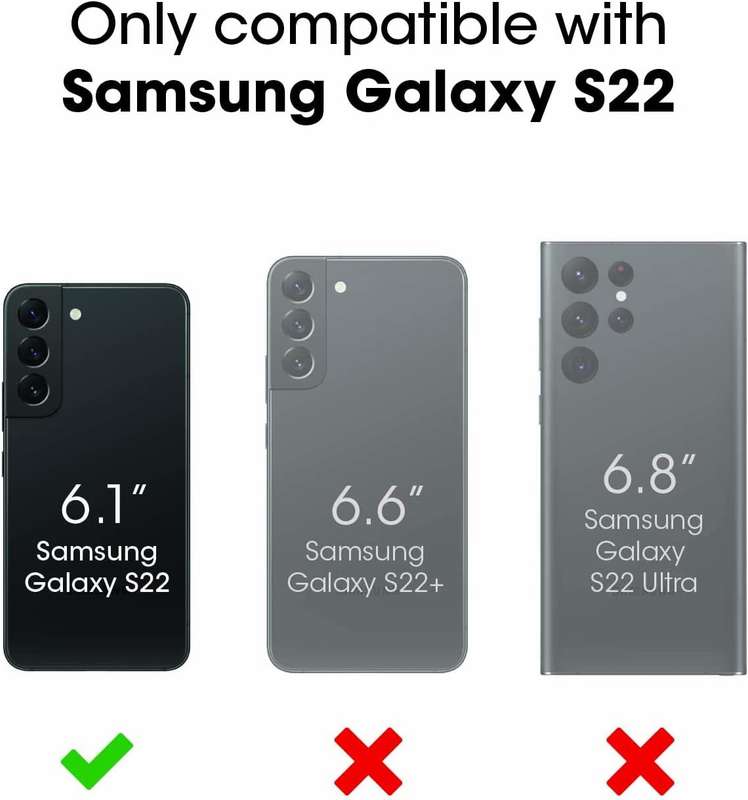 Otterbox Phone Case - Symmetry Series - Clear - compatible with Samsung Galaxy S22+