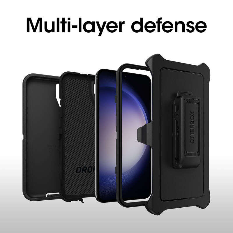 Otterbox Phone Case - Defender Series - Black - compatible with Samsung Galaxy S23+