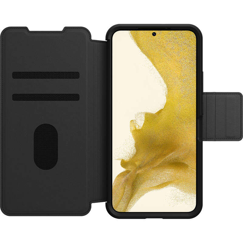 Otterbox Phone Case - Strada Folio - Black - compatible with Samsung Galaxy S22+