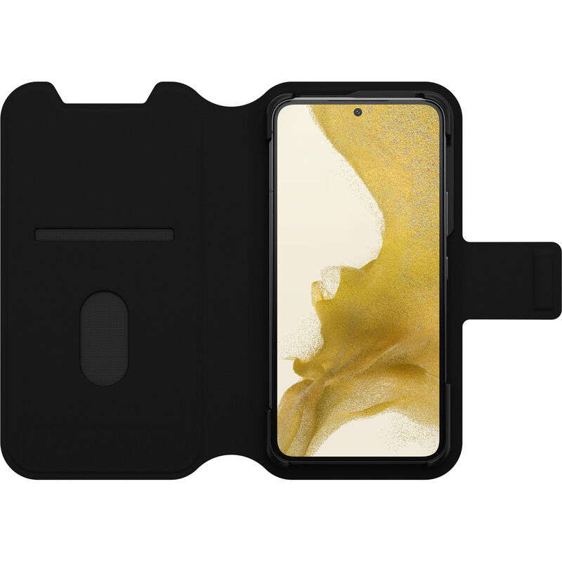 Otterbox Phone Case - Strada Via Series - Black - compatible with Samsung Galaxy S22