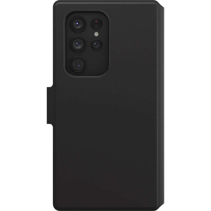 Otterbox Phone Case - Strada Via Series - Black - compatible with Samsung Galaxy S22 Ultra