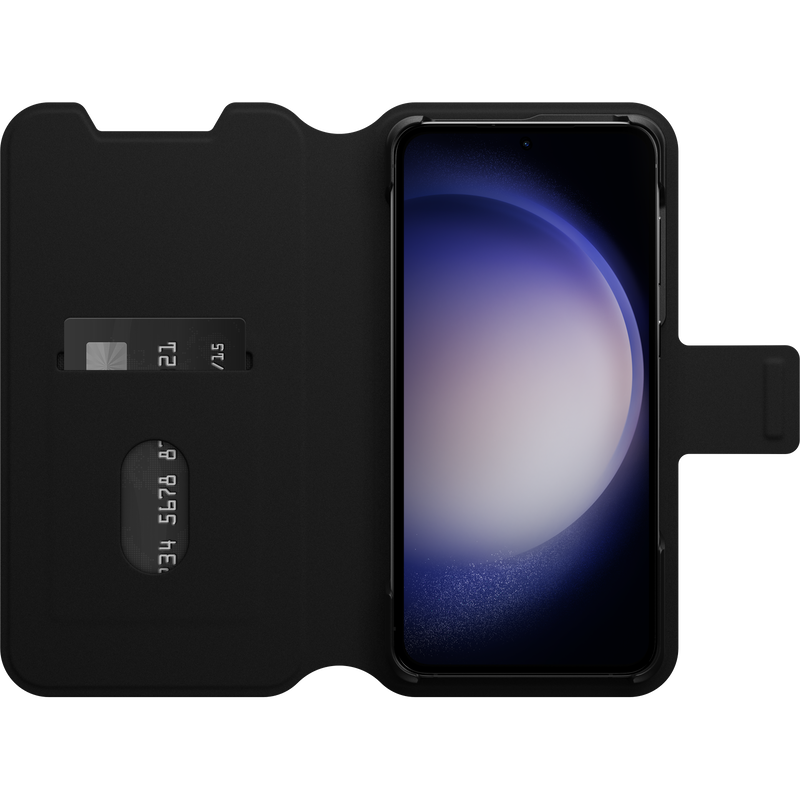 Otterbox Phone Case - Strada Via Series - Black - compatible with Samsung Galaxy S23+