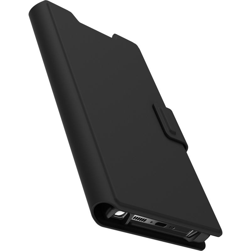 Otterbox Phone Case - Strada Via Series - Black - compatible with Samsung Galaxy S23 Ultra