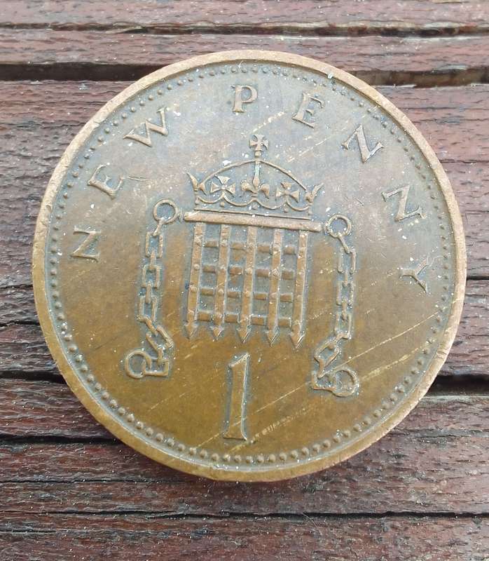 1978 Queen Elizabeth II 1 New Penny