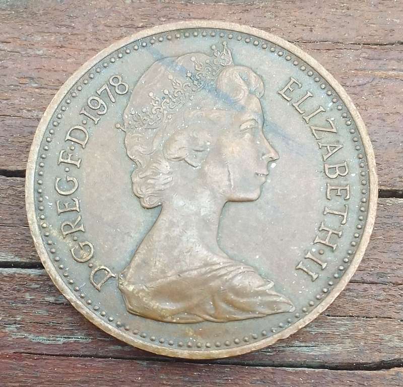 1978 Queen Elizabeth II 1 New Penny