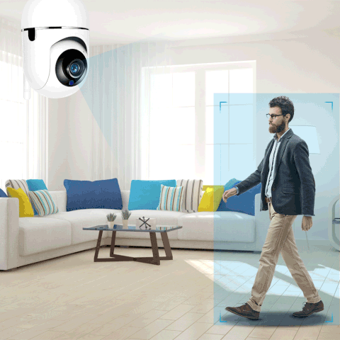 1080P Wireless WIFI Infrared Home Security Camera Night Vision Smart Auto Tracking