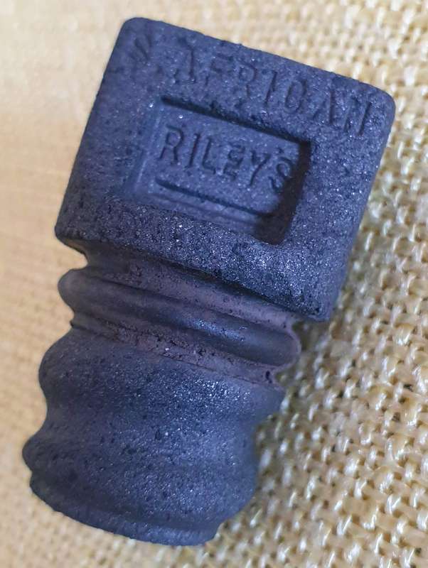 10 x Very old ebonite/vulcanite bottle screw caps