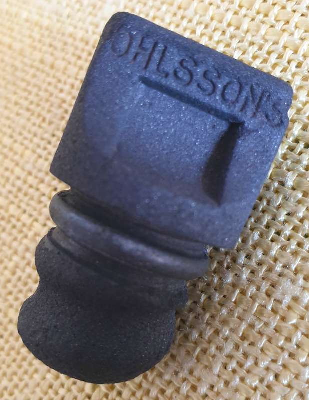 10 x Very old ebonite/vulcanite bottle screw caps