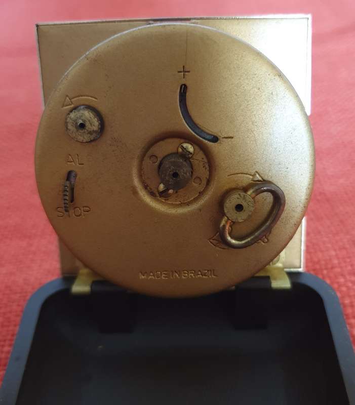 4 x vintage folding travel clocks (not working)