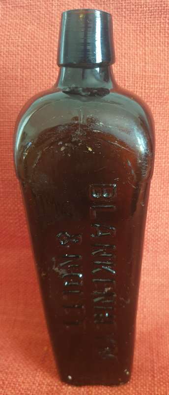 Antique Blankenheym gin bottle