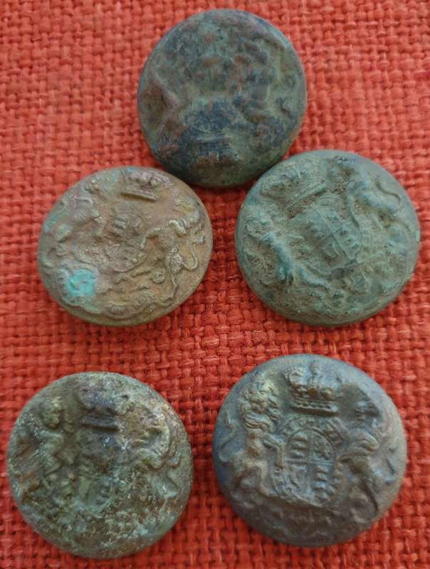 Antique leg shackle and other antique military items