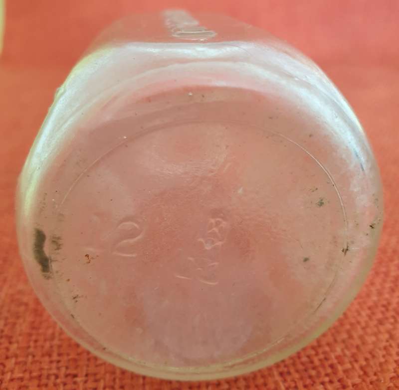 2 x vintage Evenflo (glass) milk feeding bottles (made in USA)