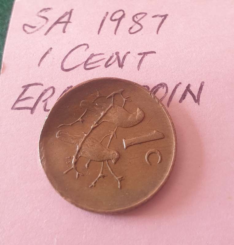 Error coin: SA one cent