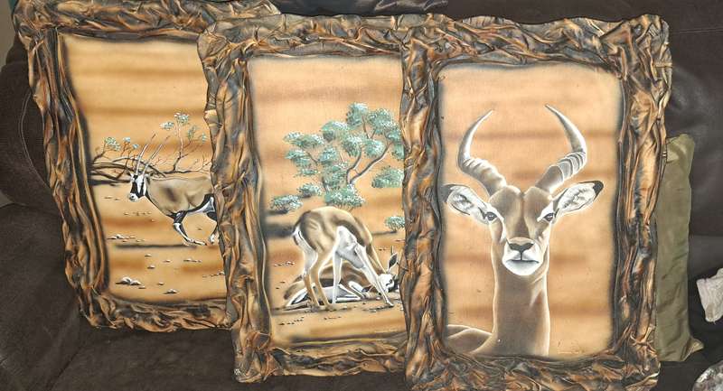 Beautiful Oil on Canvas and Hardboard Animal Paintings