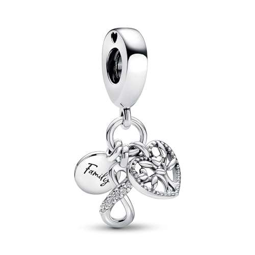 Original Pandora Family Infinity Triple dangle and Braclet
